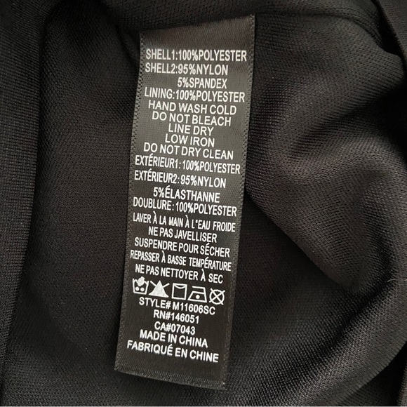 AMARYLLIS BLACK/FLORAL LIGHTWEIGHT BOMBER STYLE JACKET WITH GOLD ZIPPER, SMALL - Picture 9 of 11